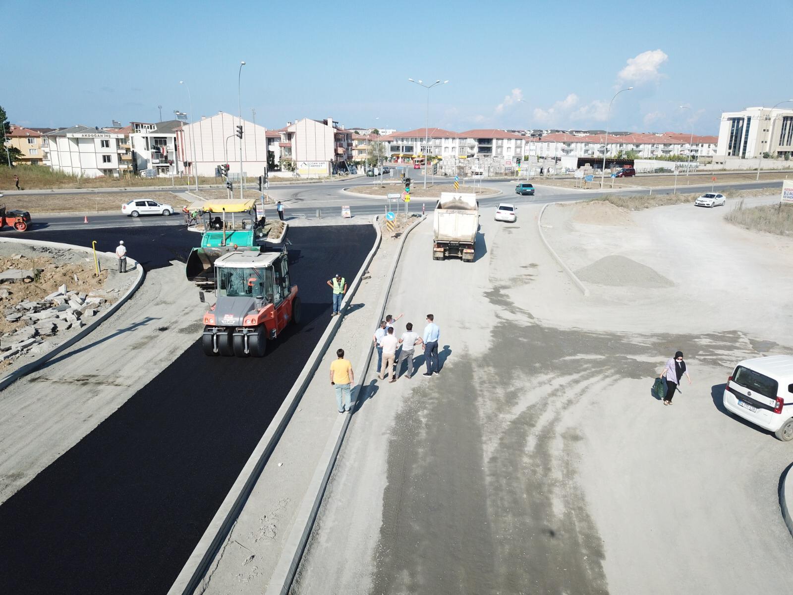 Karasu’da asfaltın ikinci etabı başladı
