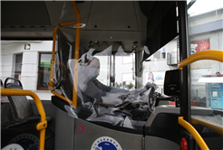 Belediye otobüslerinde Korona virüse karşı brandalı önlem