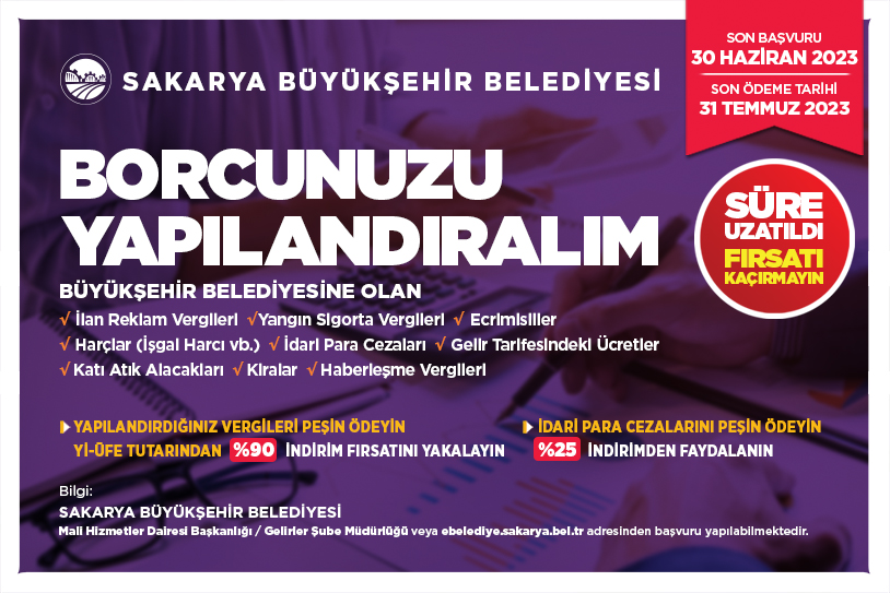 Büyükşehir’de yapılandırma başvuruları başladı