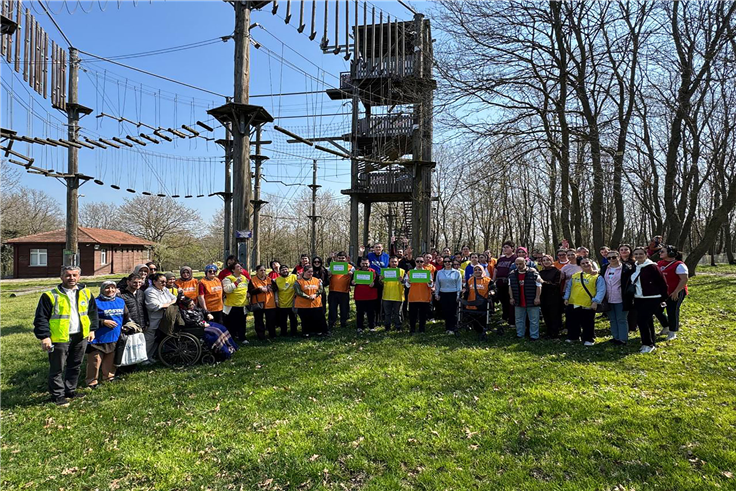 Engelsiz Hobi Atölyeleri öğrencileri Macerapark’ta doğayla buluştu