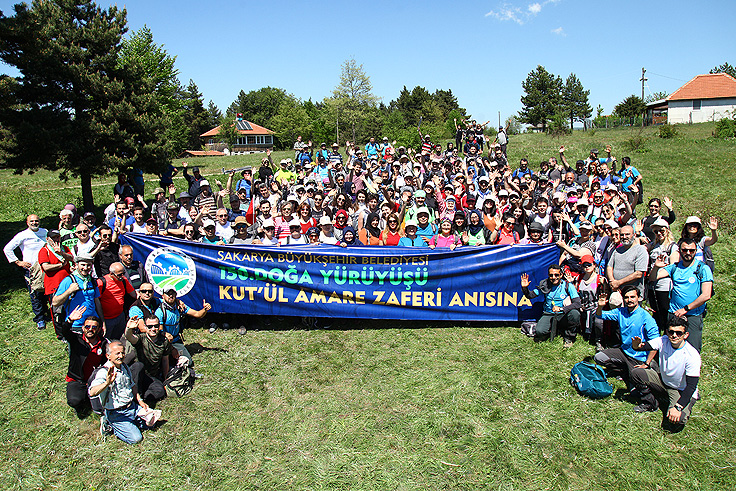 150. yürüyüşe Kıranyurt ev sahipliği yaptı