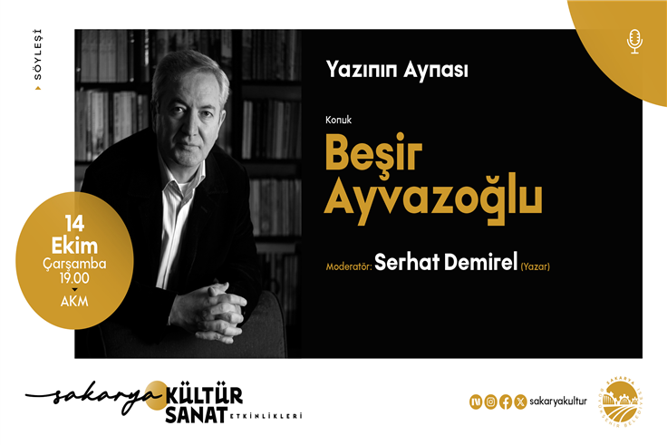 Usta Yazar Beşir Ayvazoğlu Sakaryalılarla buluşuyor