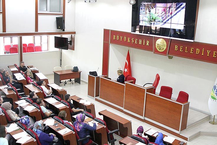 Büyükşehir Belediyesi’nde KBRN eğitimi