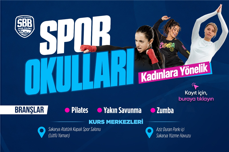 Kadınlar için spor okullarında yeni dönem başvuruları başladı
