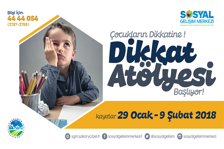 ‘Dikkat Atölyesi’nde kayıtlar başlıyor