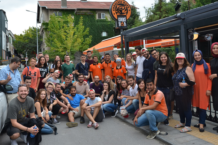SGM ve Engelsiz Kafe erasmus öğrencilerini ağırladı