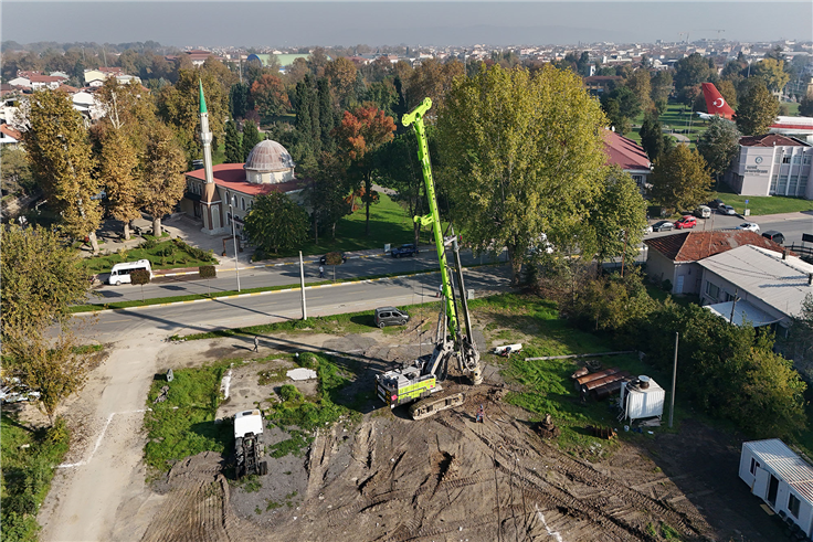 1 milyon kitaplı Şehir Kütüphanesi için ilk kazma vuruldu