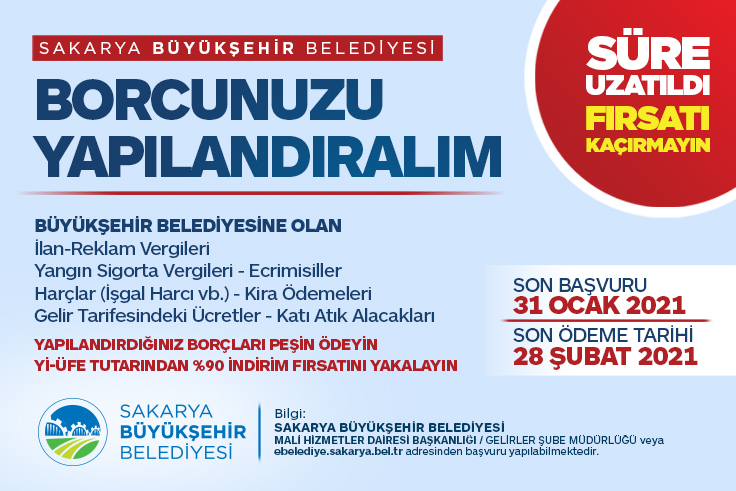 Büyükşehir’de taksitlendirme fırsatı