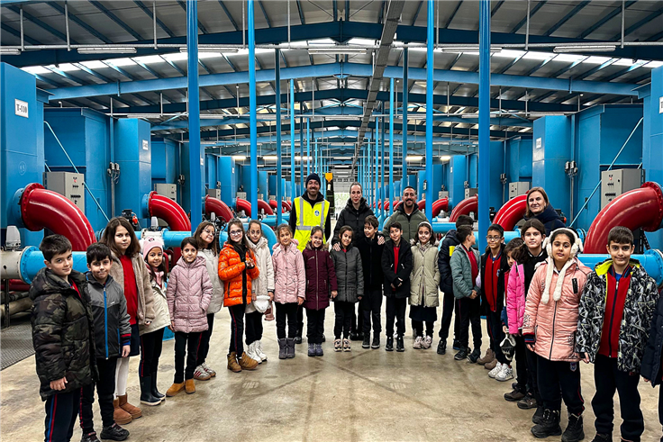 Minikler, Hızırilyas İçmesuyu Tesisine hayran kaldılar