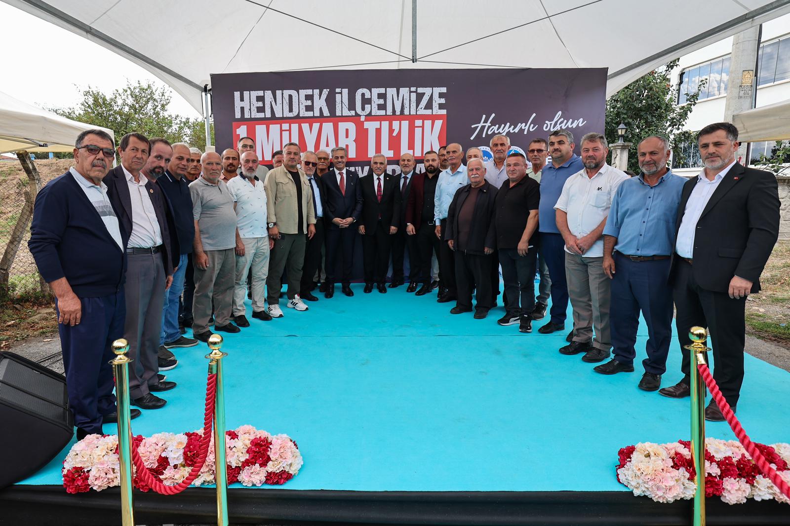 ‘Hendek’e yeni bir arıtma tesisi kazandırıyoruz’