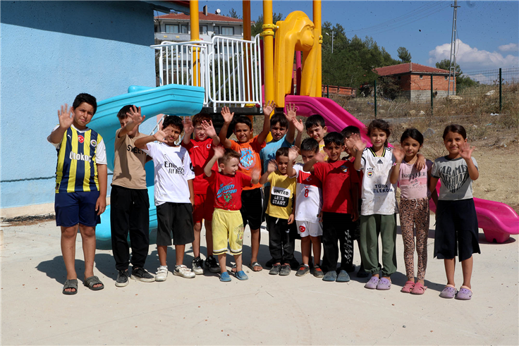 Çocuklar “Yusuf Amca park istiyoruz” diye video çekmişti: İlçeye 30 kilometre uzaklıktaki Sekiharman’da yüzler güldü