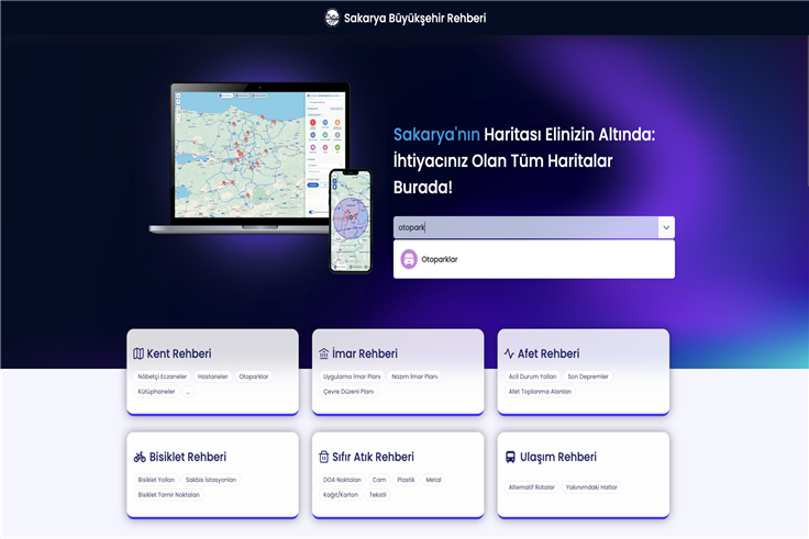 Kent Rehberi’yle otopark doluluğu tek tıkla öğrenilecek