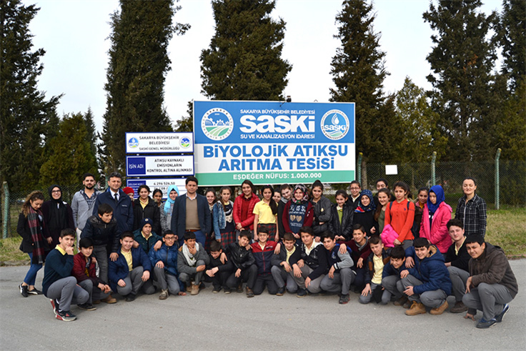 SASKİ tesisleri öğrencilerin takdirini topluyor