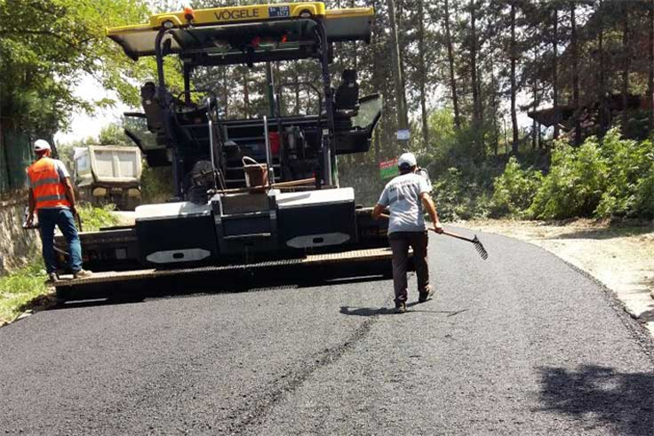 Sapanca Grup Yollarına Asfalt