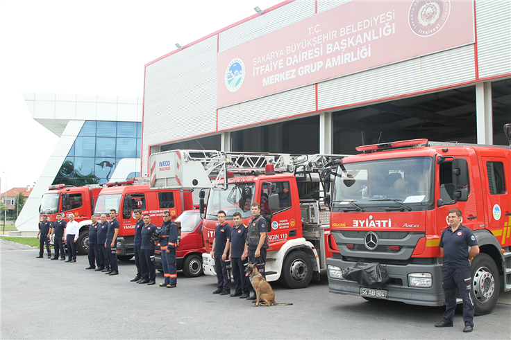 Büyükşehir İtfaiye Erleri her zaman nöbette