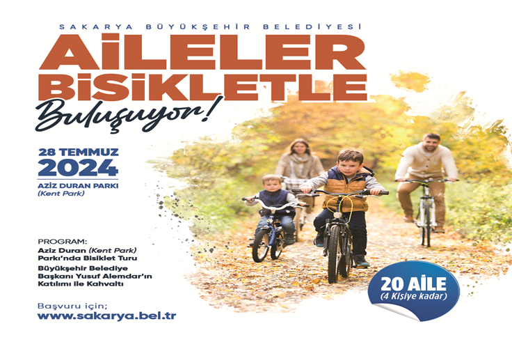 Büyükşehir çok sevilen bisiklet etkinliğini aileler için tekrar yapıyor 