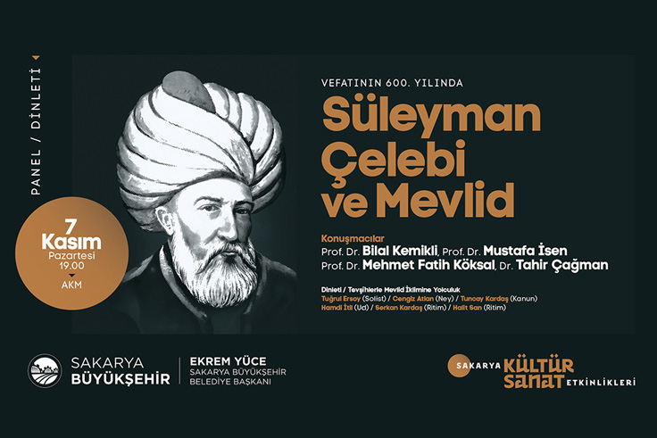 Yeni hafta panel ve dinleti etkinliği ile başlayacak
