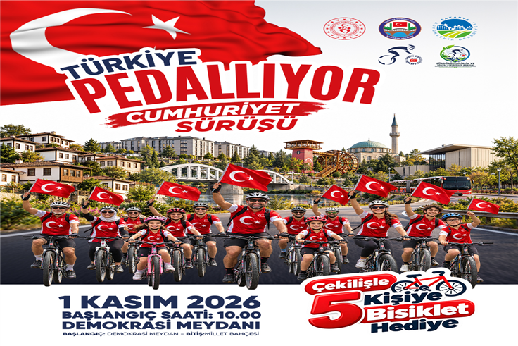 Cumhuriyet coşkusu pedallarla şehre yayılacak