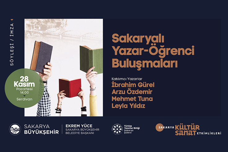 Sakaryalı yazarlar öğrencilerle buluşacak