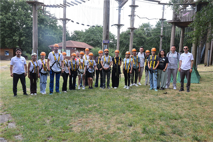 Macera Park’ta uluslararası buluşma: Erasmus öğrencileri doğayla öğrenmenin keyfini yaşadı