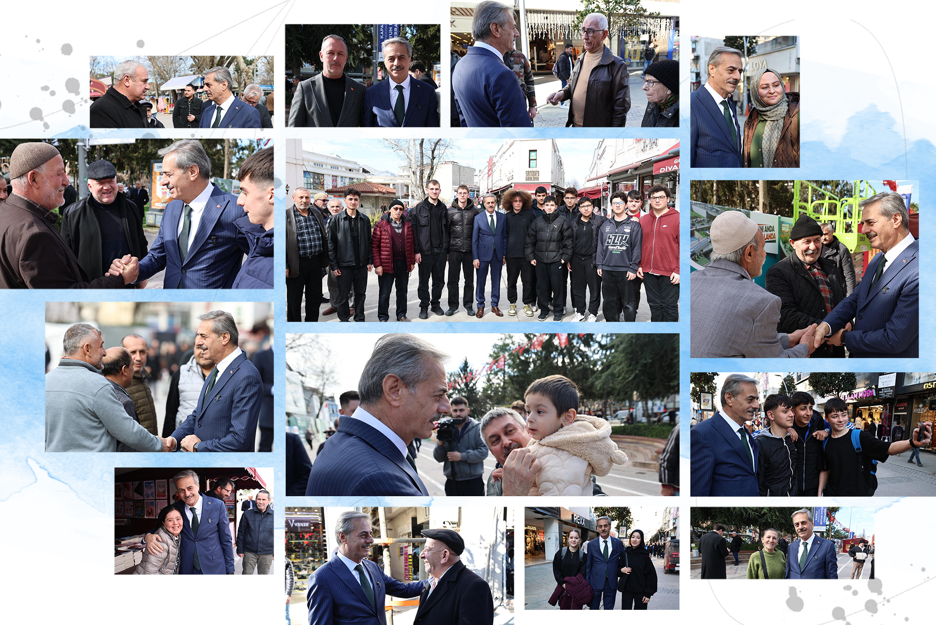 “Vatandaşlarla kucaklaştı, talepleri dinledi, Ramazan ayını tebrik etti”