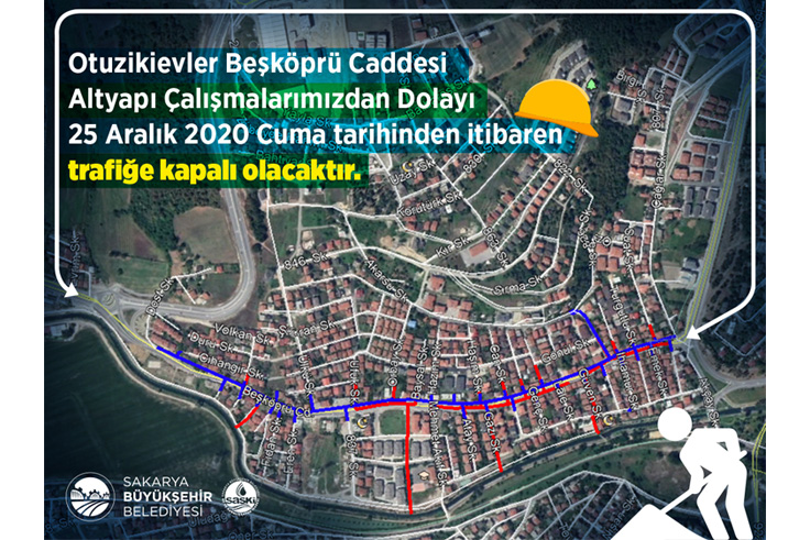 Serdivan’da güçlü altyapı için çalışmalar sürüyor