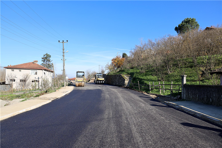 Altındere’de altyapının ardından üstyapı da yenileniyor