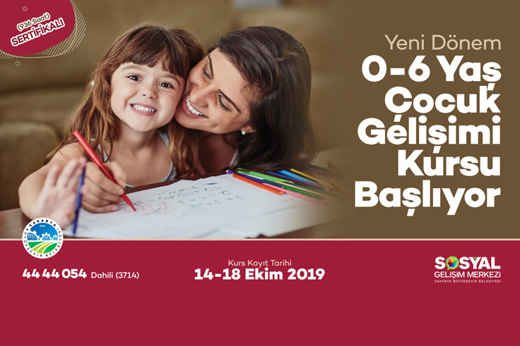 Sertifikalı Çocuk Gelişimi Kurslarında yeni dönem başlıyor