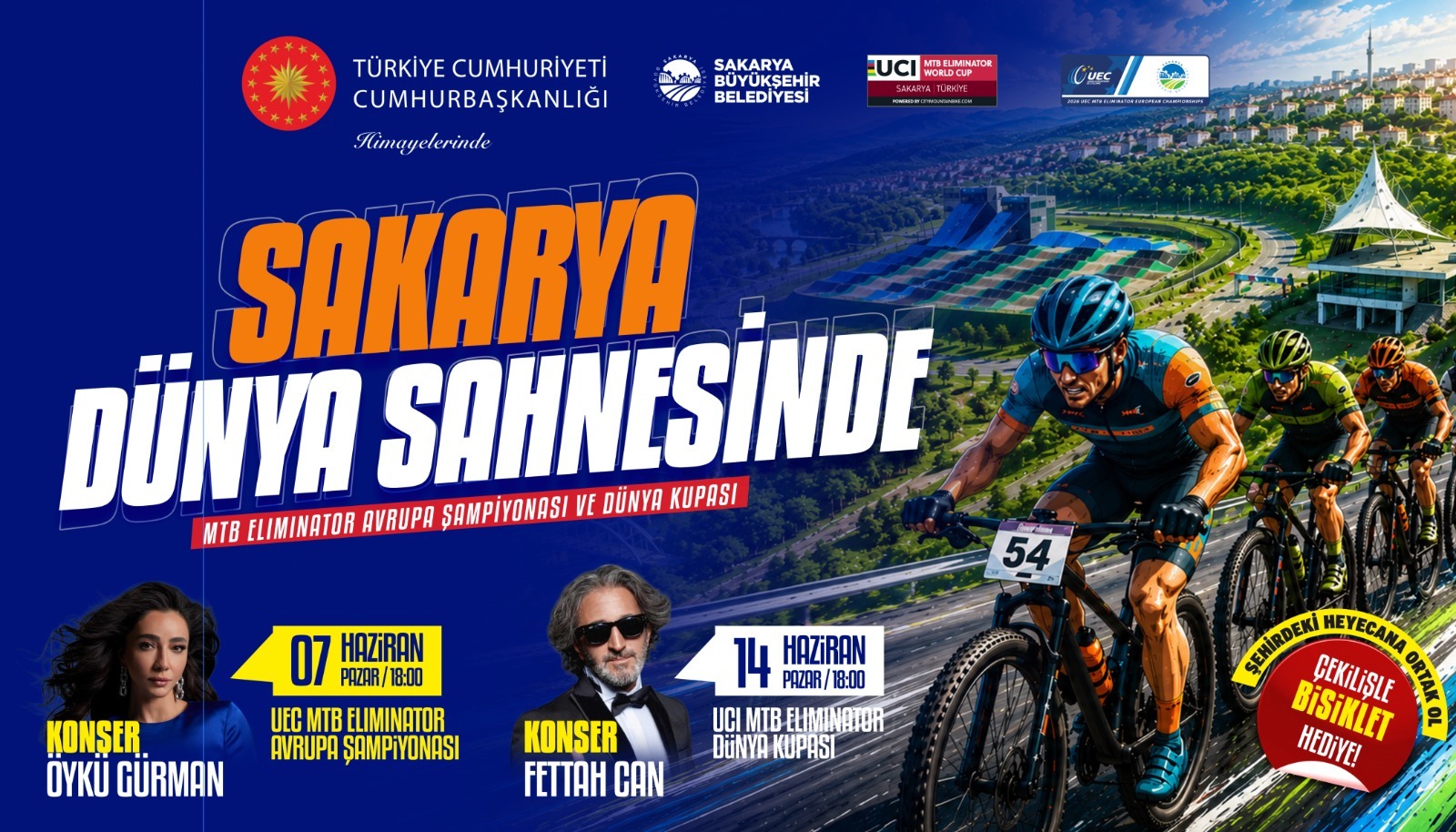 Sakarya’da yaz konserleri başlıyor: Öykü Gürman, Fettah Can, Ezginin Günlüğü, 90’lar pop… 
