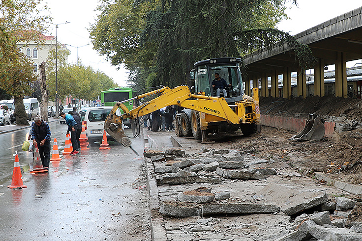 Minibüs durakları için çalışmalar başladı