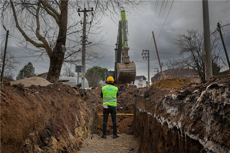 3 bin 500 metrelik yeni hat, yağmur sularını güvenle kaynaklara taşıyacak