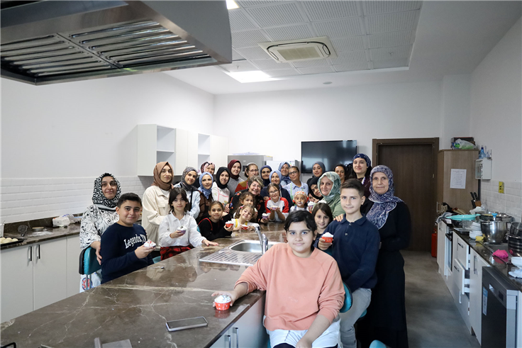 Ara tatilin en renkli programı: Anne ve çocuklar SAMEK’te birlikte üretti