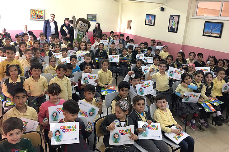 80 okulda 8 bin öğrenci Tomurcuk’la buluştu 