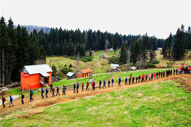 Doğa Yürüyüşleri Büyük Yayla’da başladı