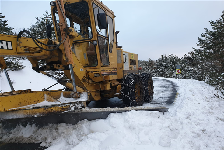 Büyükşehir’den karla etkin mücadele