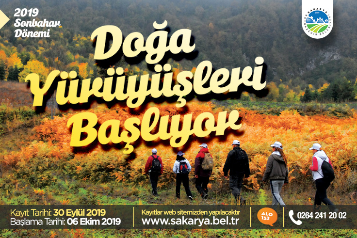 Sonbahar Doğa Yürüyüşleri başlıyor