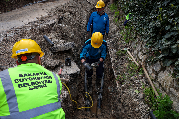 Sapanca Kuruçeşme’nin altyapısı yaza hazırlanıyor