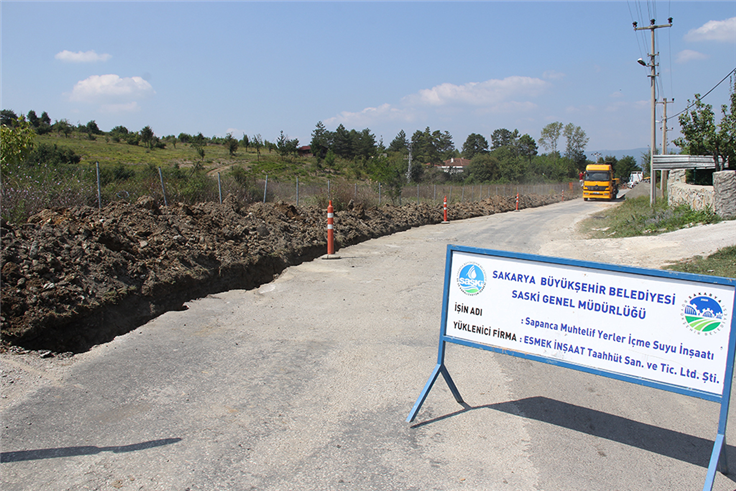 Sapanca Üst Mahallelere 8 Milyonluk Yatırım