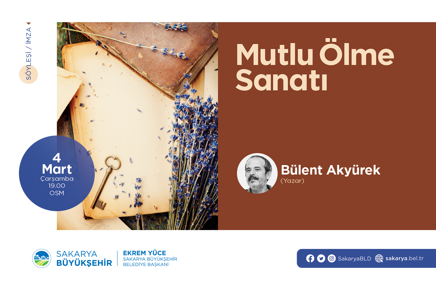 Mart etkinlikleri söyleşi ile başlıyor