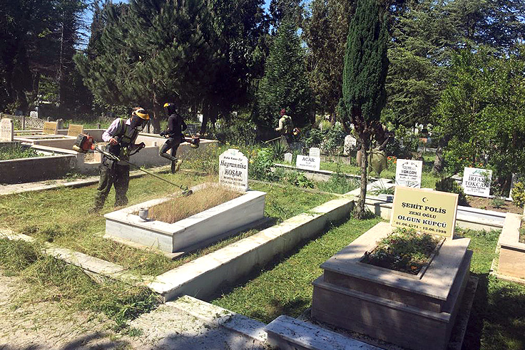 Mezarlıklarda kapsamlı çalışma