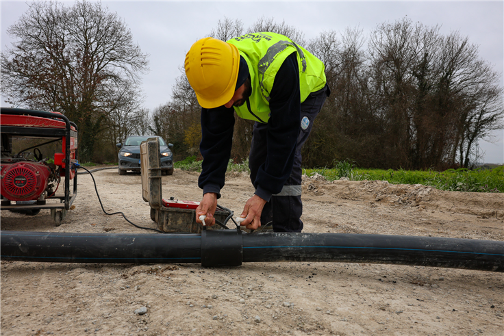 Sıraköy Mahallesi’nde yenilenen 8 kilometrelik hat ile su kayıplarına geçit yok