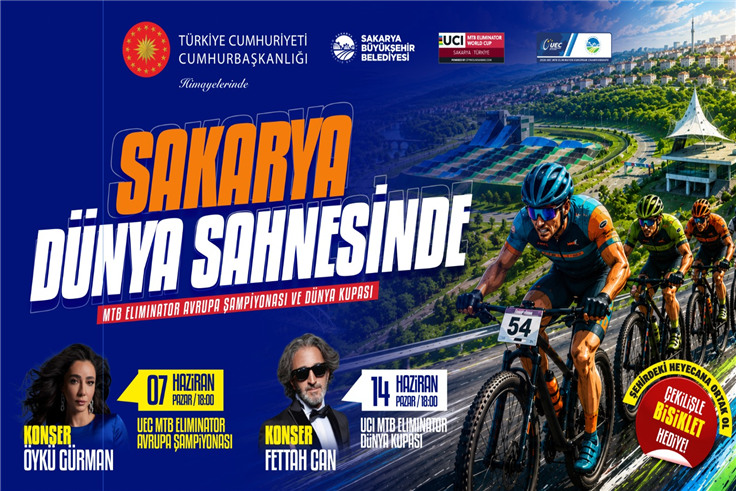 Sakarya’da heyecan yine zirveye tırmanıyor: Avrupa Şampiyonası, Dünya Kupası, Öykü Gürman ile Fettah Can konseri takvimi