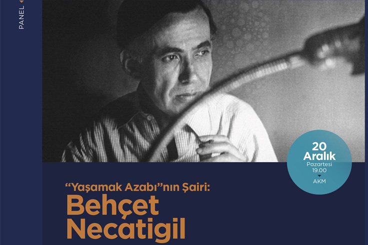 Behçet Necatigil paneli AKM’de