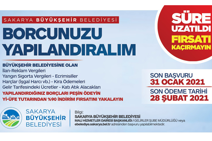 Yapılandırmalarda süre 31 Ocak’a kadar uzatıldı