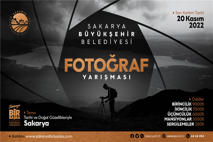 2. Ulusal Sakarya Bir Başka fotoğraf yarışması başladı