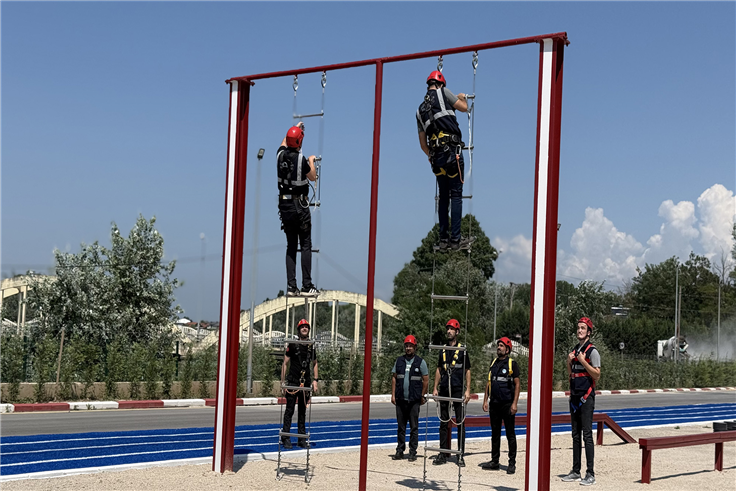 SASKİ saha personeline İtfaiye’den uygulamalı güvenlik eğitimi