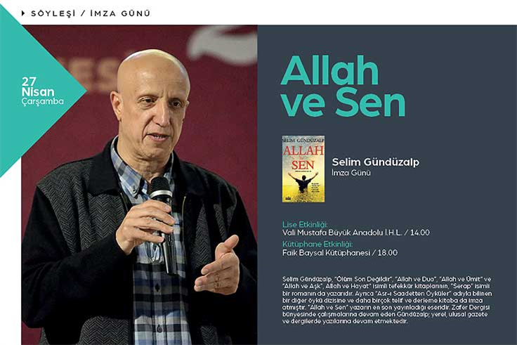 ‘Allah ve Sen’ Kitabı Konuşulacak