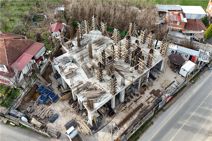 Karapürçek’te sosyal yaşamın merkezi olacak SGM yükseliyor