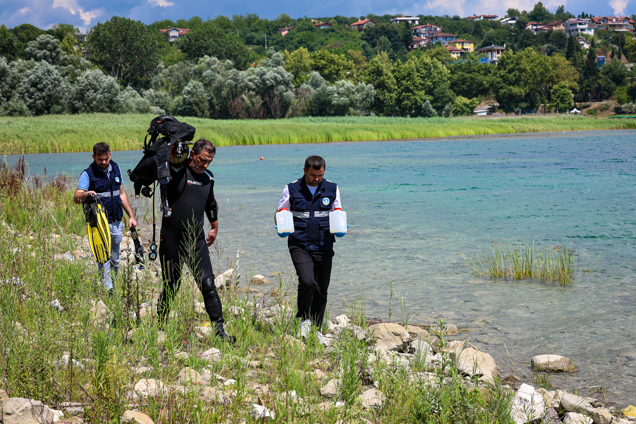 Göldeki oluşuma dair SASKİ Genel Müdürü Sakallıoğlu’ndan açıklama