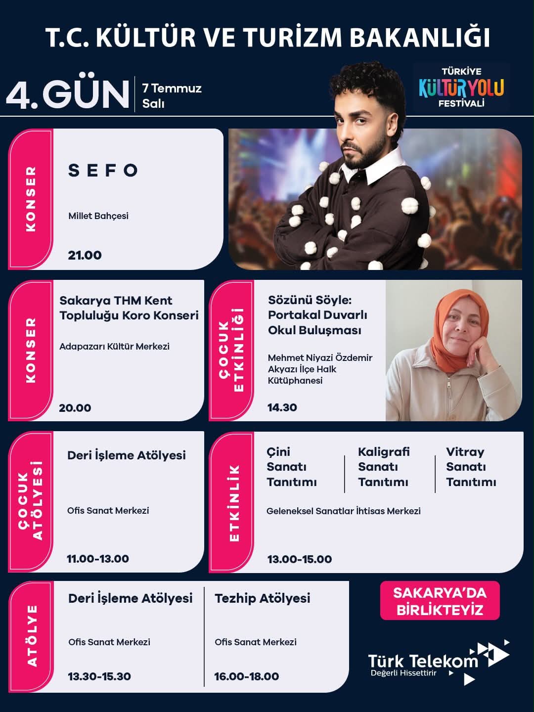Sakarya’da Kültür Yolu Festivali başlıyor: “Bu heyecanı hep birlikte yaşayalım”